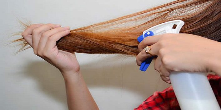 how to straighten hair at home