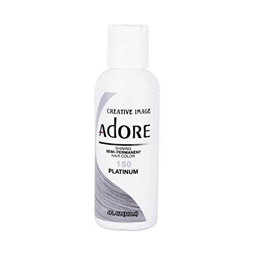 Adore Semi-Permanent Haircolor #150 Platinum 4 Ounce (118ml) (AD-150)