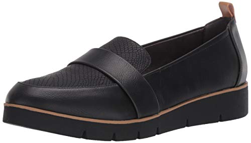 Dr. Scholl's Shoes womens Webster Loafer, Black, 11 Wide US