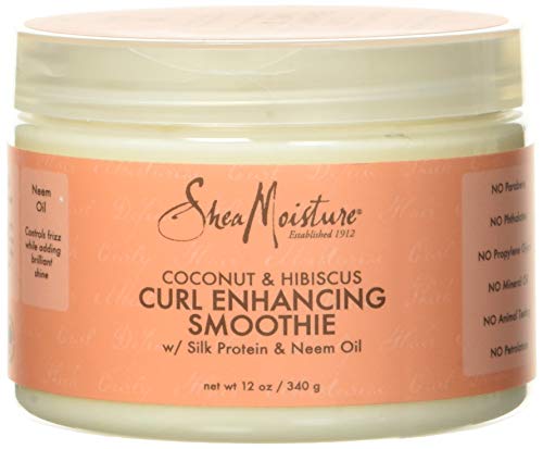 Shea Moisture Coconut Hibiscus Curl Enhancing Smoothie, multi, 12 Ounce (290223 )